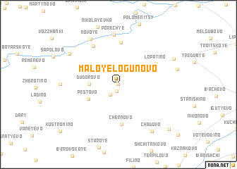 map of Maloye Logunovo
