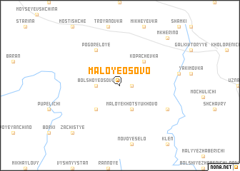 map of Maloye Osovo