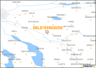 map of MaloyeRakovno