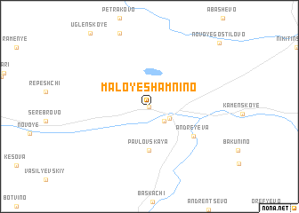 map of Maloye Shamnino