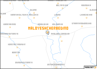 map of Maloye Shcherbedino