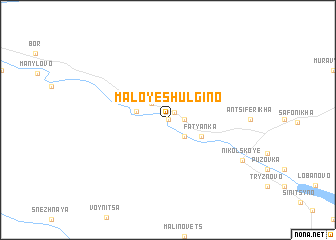 map of Maloye Shul\