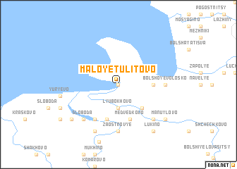 map of Maloye Tulitovo