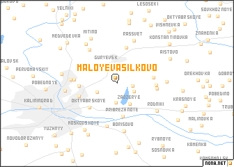 map of Maloye Vasilʼkovo