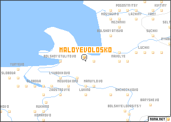 map of Maloye Volos\