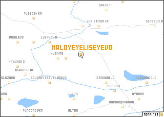 map of Maloye Yeliseyevo