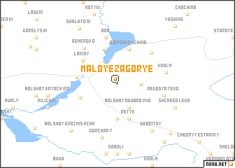 map of Maloye Zagor\