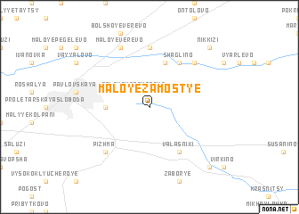 map of Maloye Zamost\