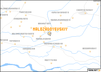 map of Malo-Zadoyevskiy