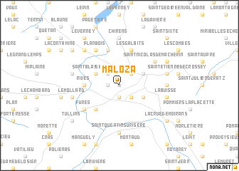 map of Maloza