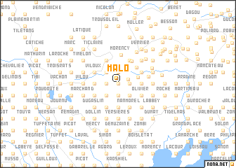 map of Malo