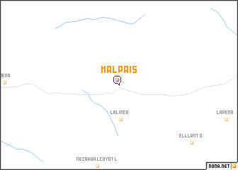 map of Malpais