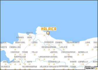 map of Malpica