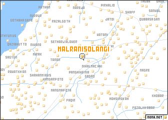 map of Malrāni Solangi