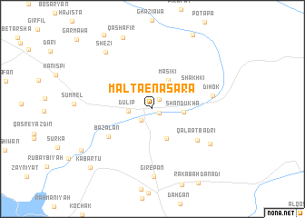 map of Mālta-ē Naşārā