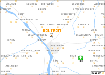 map of Maltrait