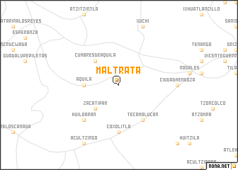 map of Maltrata