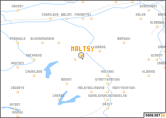 map of Malʼtsy