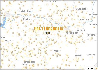 map of Malttongbaegi
