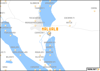 map of Malu Alb
