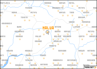 map of Malua