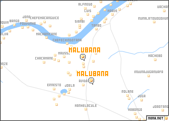 map of Malubana