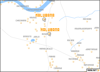map of Malubana