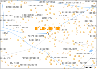 map of Malūk Jakrāni