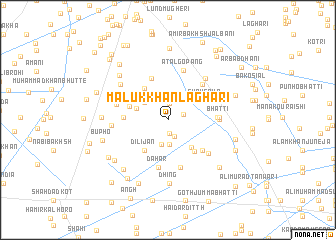 map of Malūk Khān Laghāri