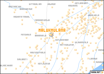 map of Malūk Mulāna