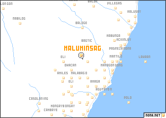 map of Maluminsag