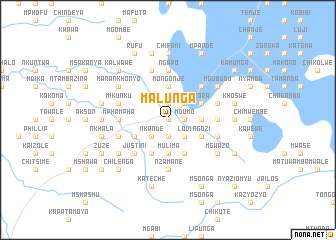 map of Malunga