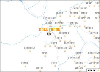 map of Ma Lu Thảng