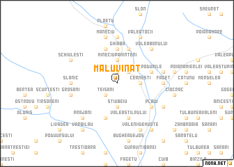 map of Malu Vînăt