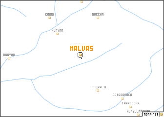 map of Malvas