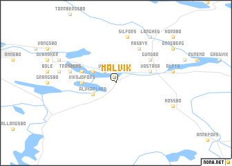 map of Malvik