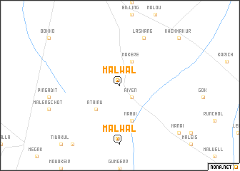 map of Malwal