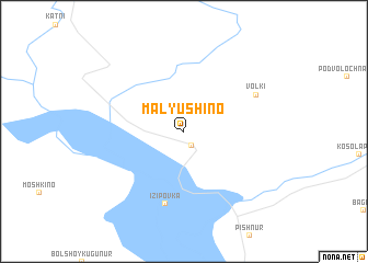 map of Malyushino