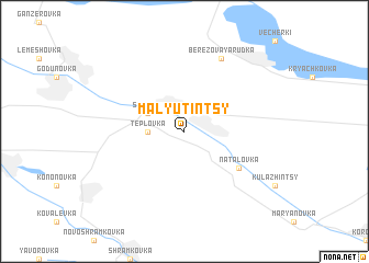 map of Malyutintsy