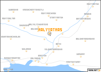 map of Malyy Atmas