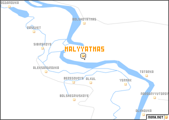 map of Malyy Atmas