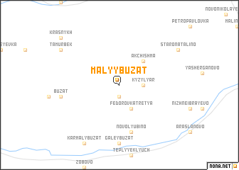 map of Malyy Buzat