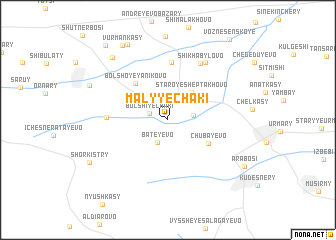 map of Malyye Chaki