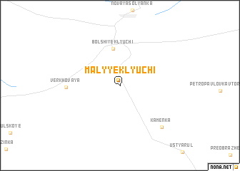 map of Malyye Klyuchi