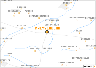 map of Malyye Kuliki