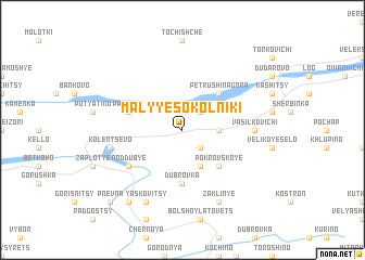map of Malyye Sokol\