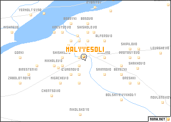 map of Malyye Soli