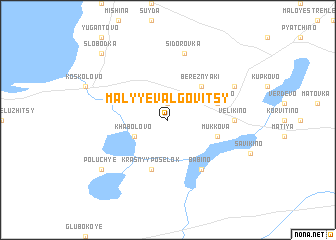 map of Malyye Valgovitsy