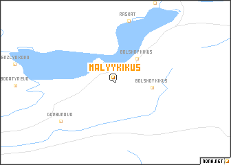 map of Malyy Kikus