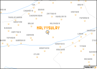 map of Malyy Sulay